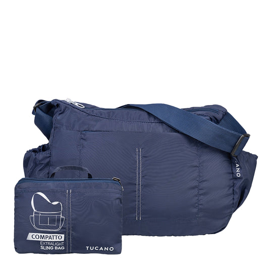 TUCANO - Borsa sling ripiegabile super leggera Blu-Tucano-VIALESCARPE