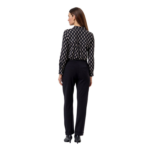 SURKANA Pantalone Chino in Maglia Nero-SURKANA-VIALESCARPE