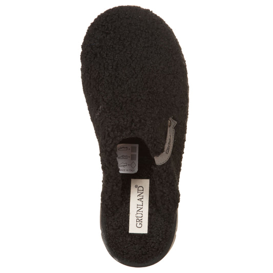 Grunland Ciabatte orsacchiotto nero-GRUNLAND-VIALESCARPE