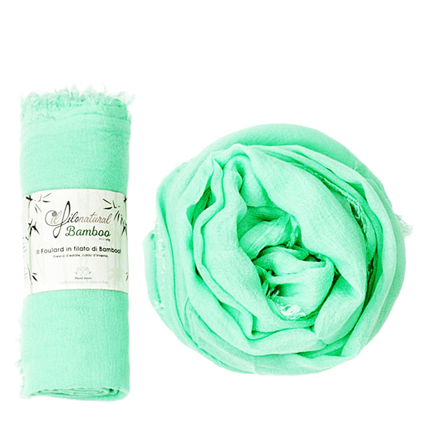 Il Foulard in Filato di Bamboo EcoVeg Tinto a Freddo-IL PONCHETTO-VIALESCARPE