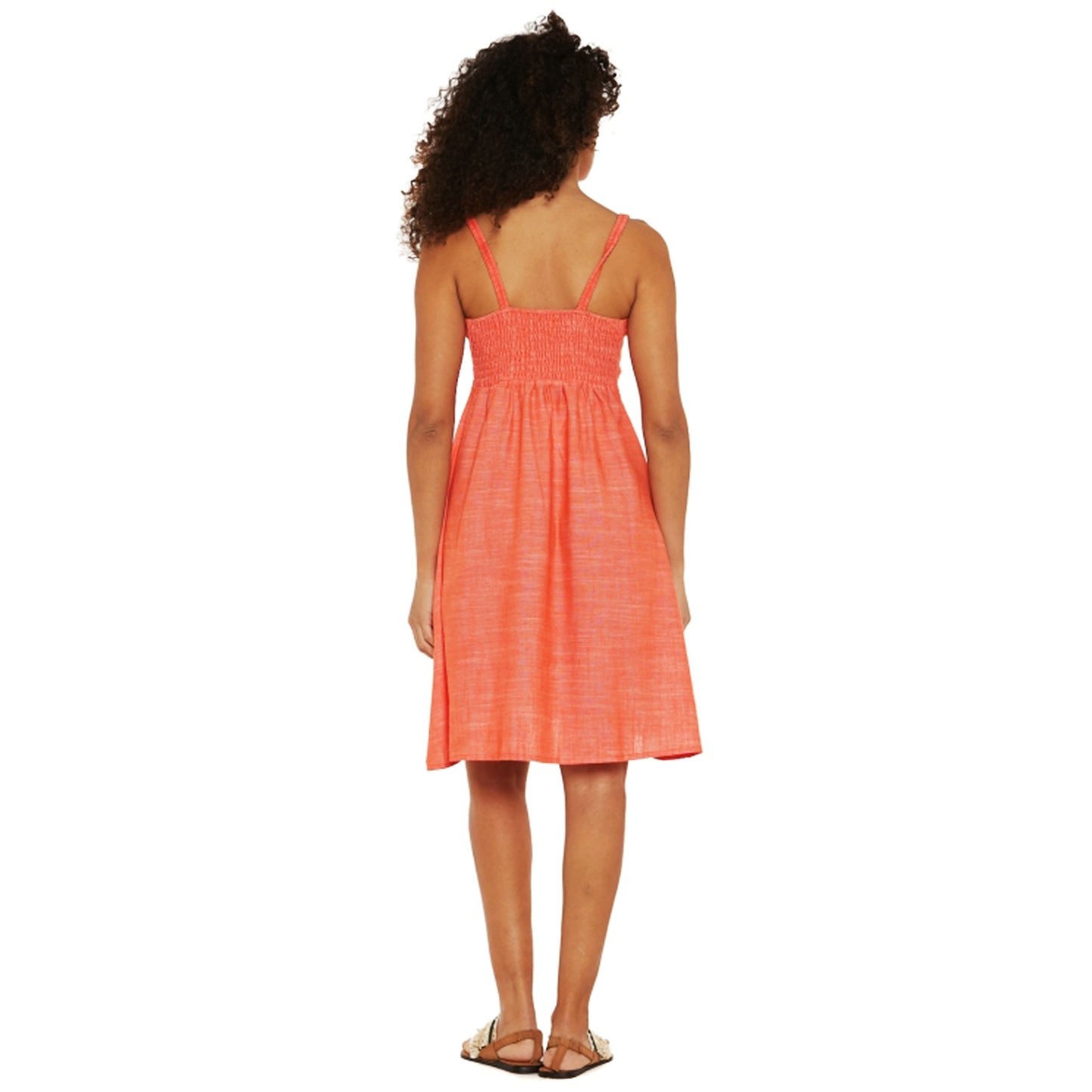 BABA DESIGN - Abito corto Crinkle Sunbeam