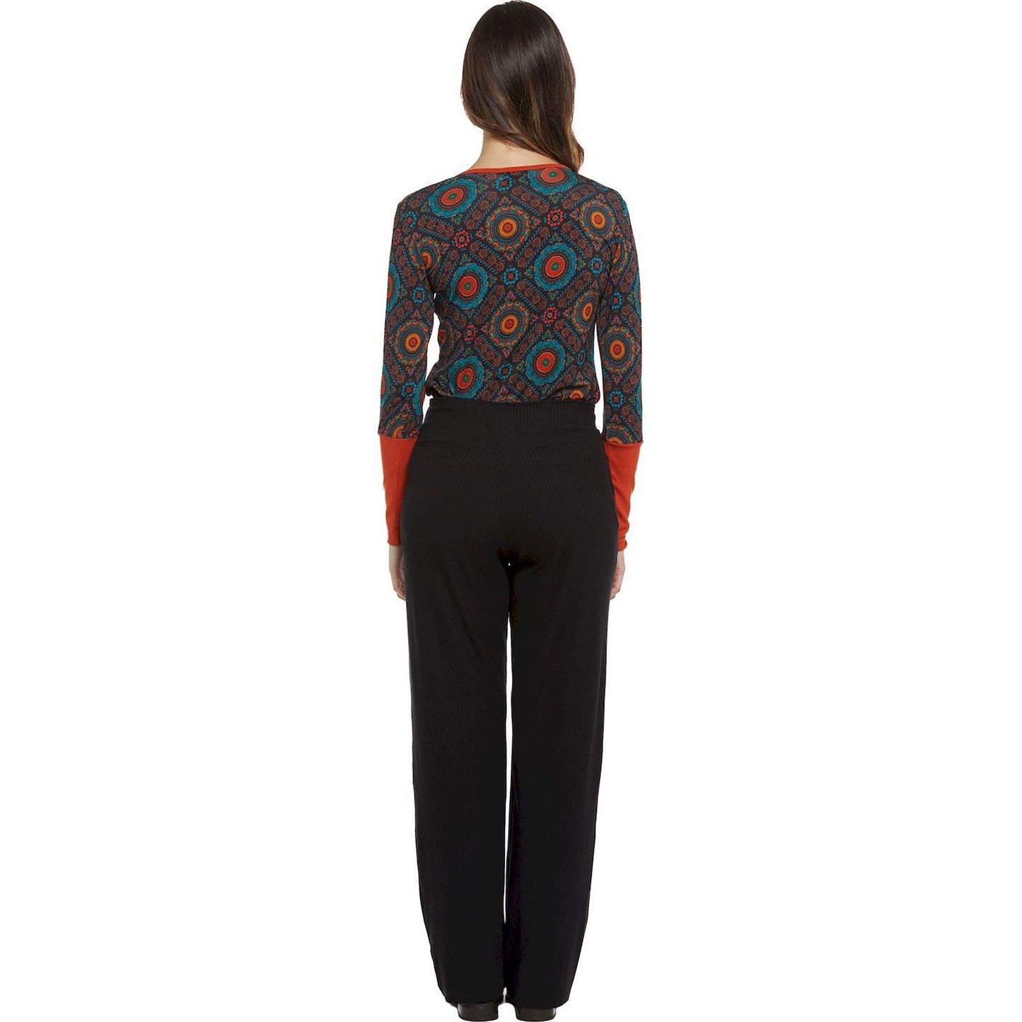 BABA DESIGN Maglia Nero URBAN Marks Scollo con Bottoni-Baba design-VIALESCARPE