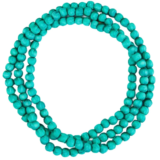 Collana Doan semplice Verde Smeraldo-LOOM-VIALESCARPE