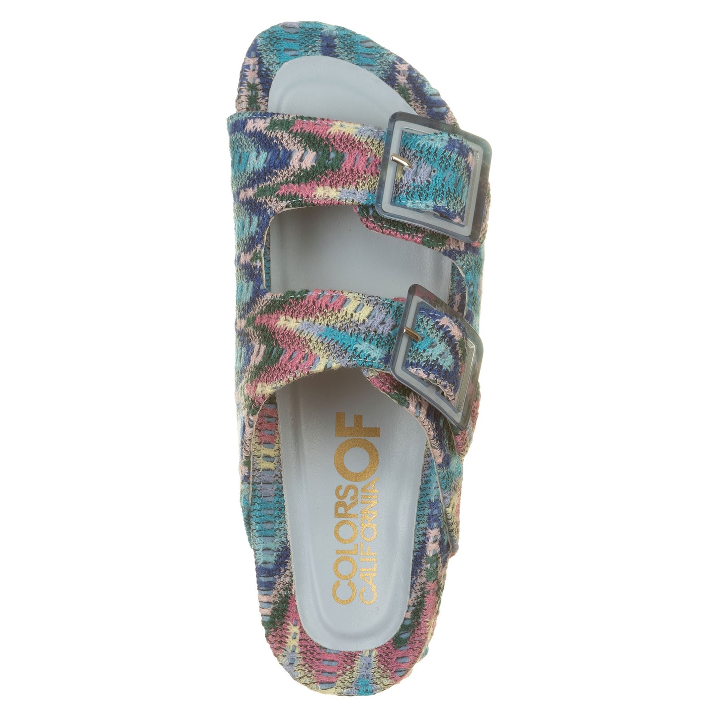 Colors of Califonia - Mule tessuto fantasia etnica jeans