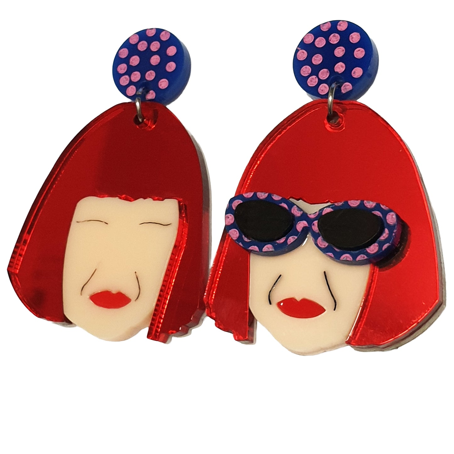 Orecchini pendenti Yayoi Kusama