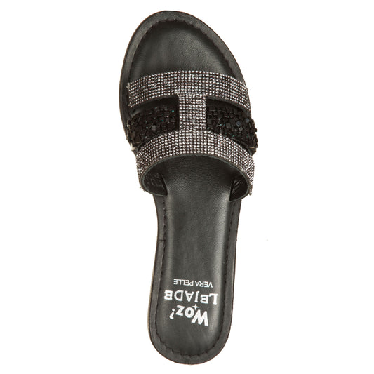 Mule gioiello, con pietre e strass-WOZ?-VIALESCARPE