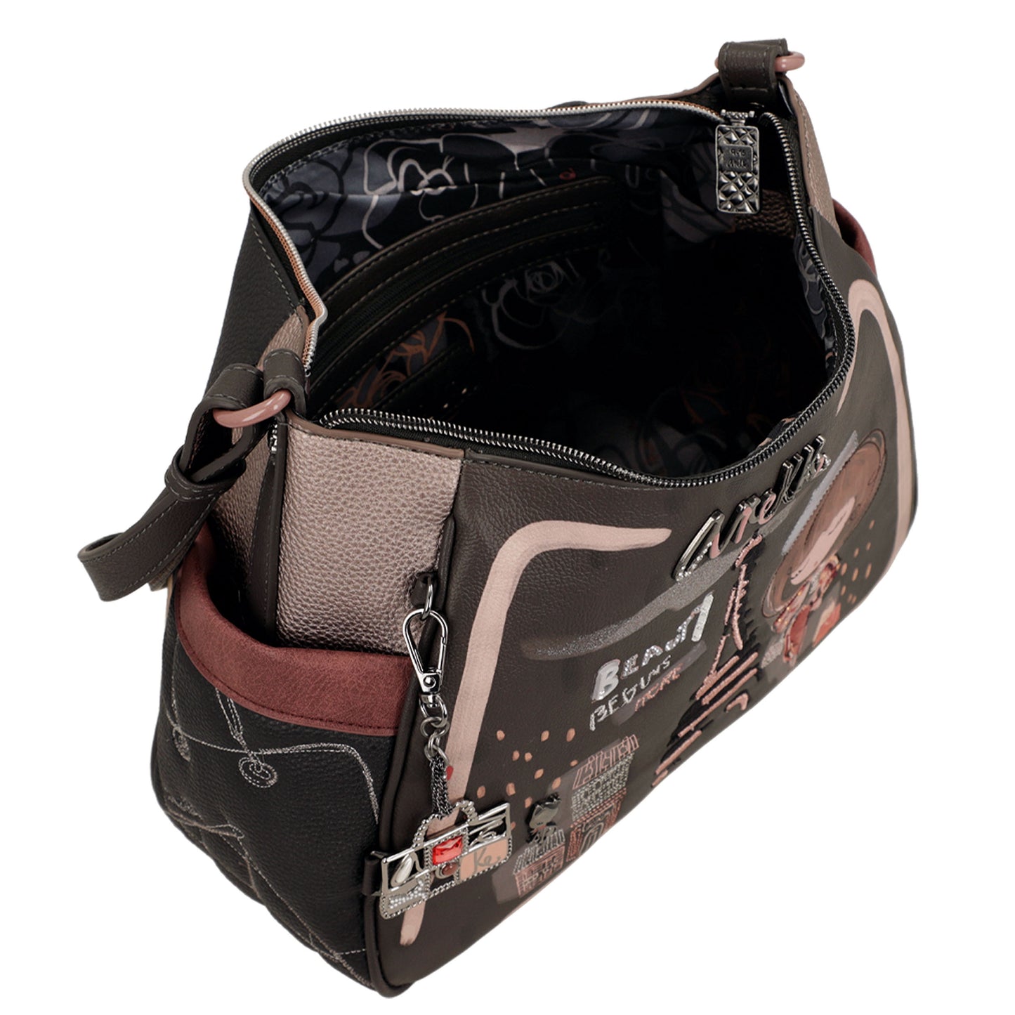 ANEKKE - Borsa a spalla con tracolla grande Mademoiselle