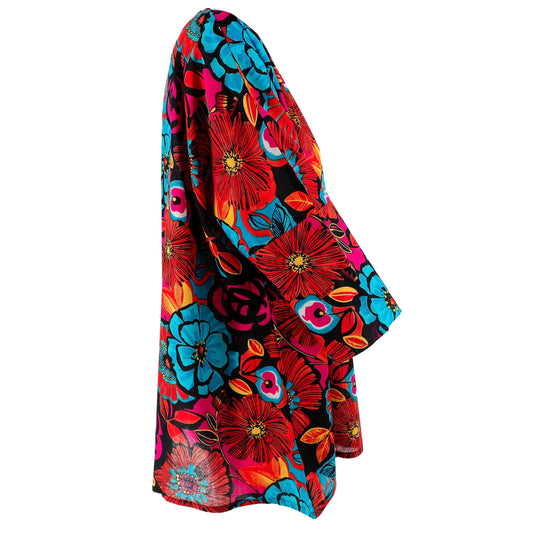 Blusa Donna KARAKORUM Giuliana in Cotone Stampato-KARAKORUM-VIALESCARPE