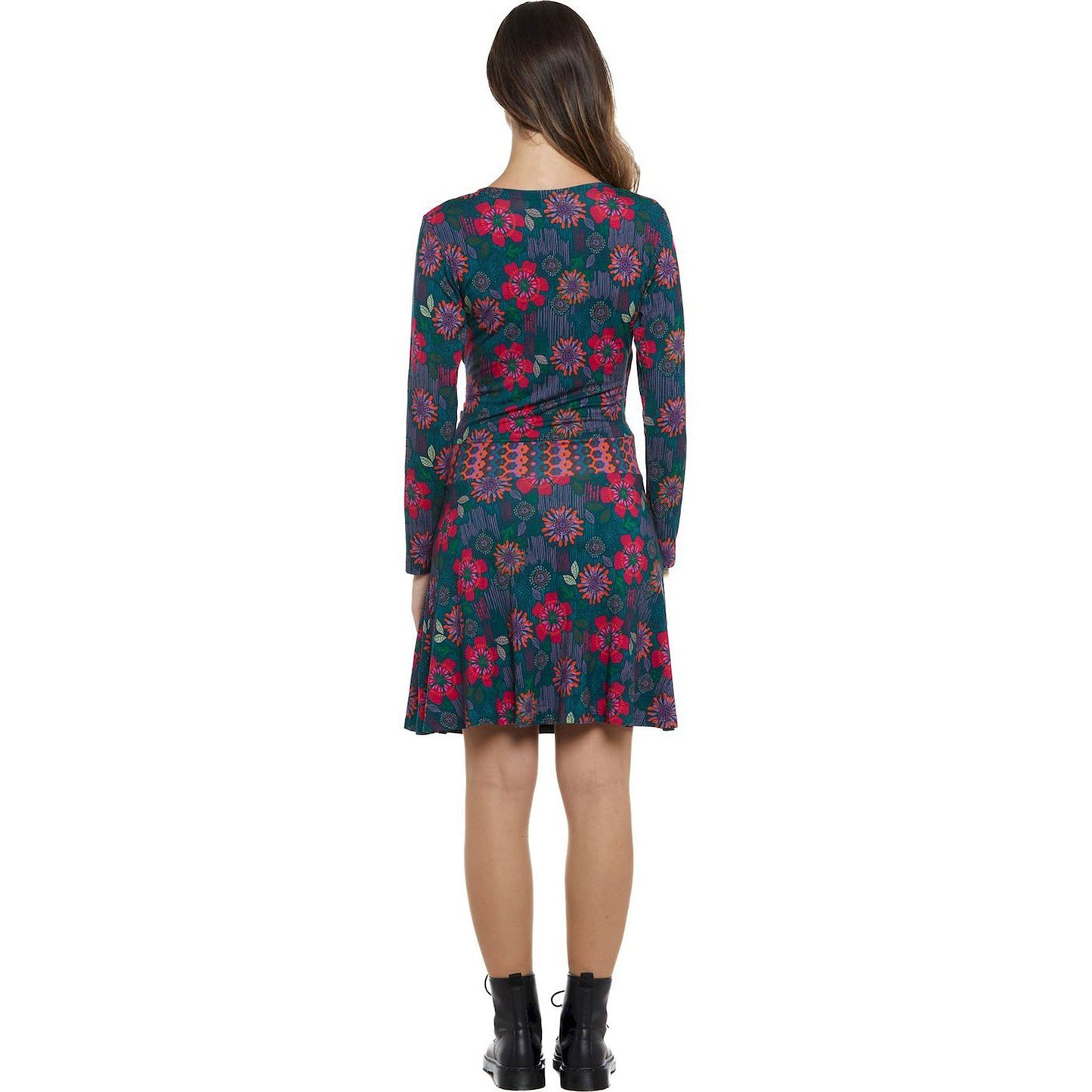 BABA Design - Abito corto jersey con fascia in vita-Baba design-VIALESCARPE