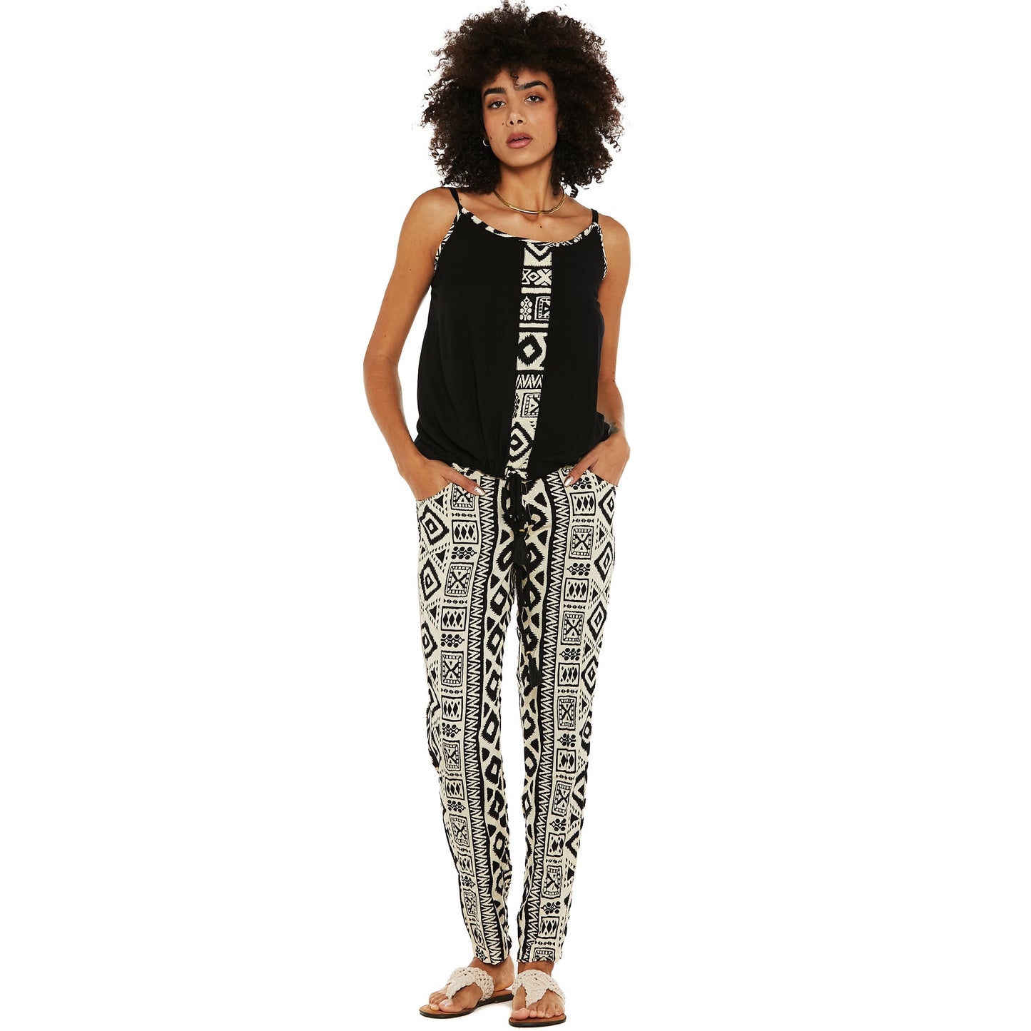 BABA DESIGN - Pantaloni Ethnic Chic