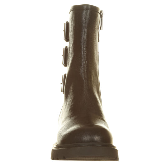 Anfibi con fibbie-VIALESCARPE-VIALESCARPE