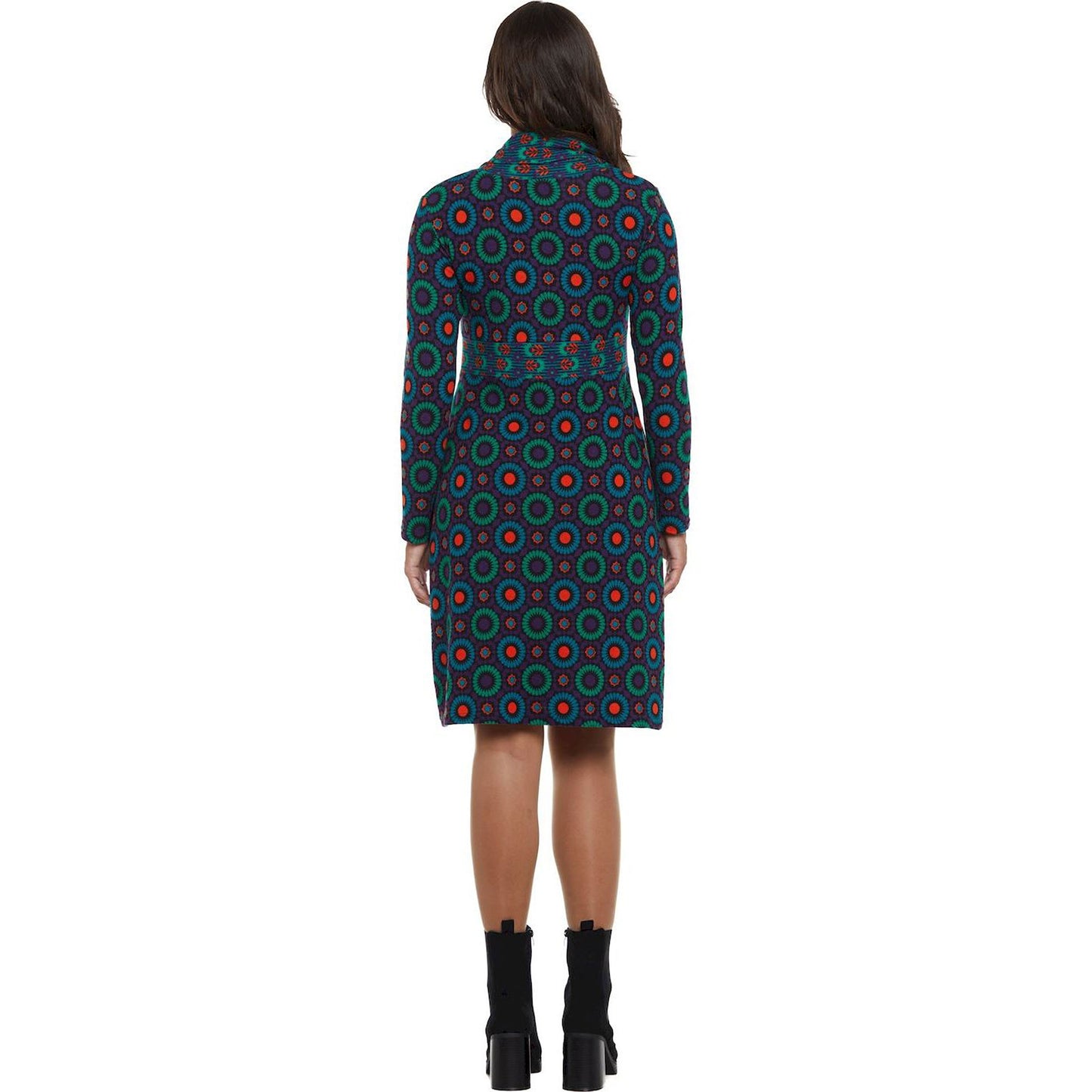 BABA Design - Abito corto jersey collo alto-Baba design-VIALESCARPE