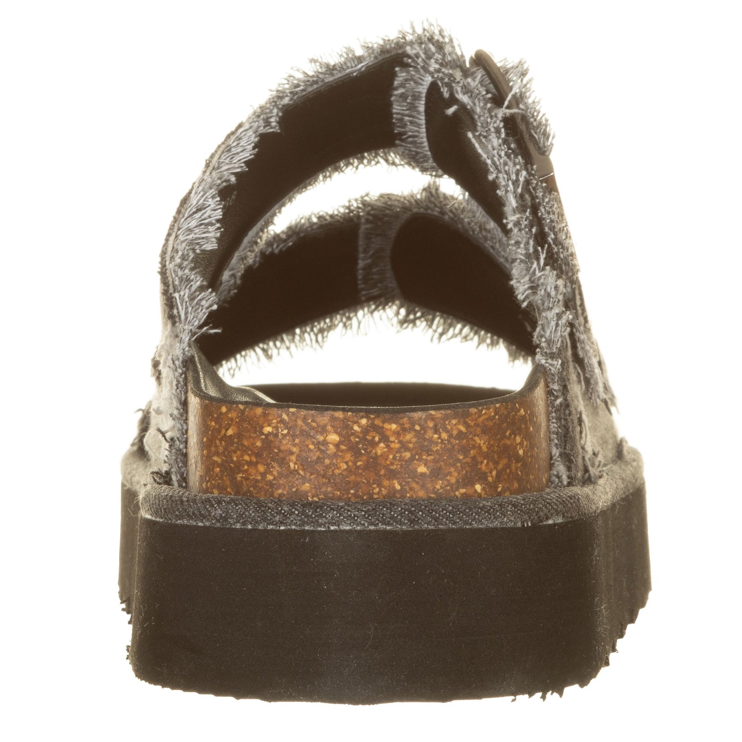 Colors of Califonia - Sandali Platform denim nero