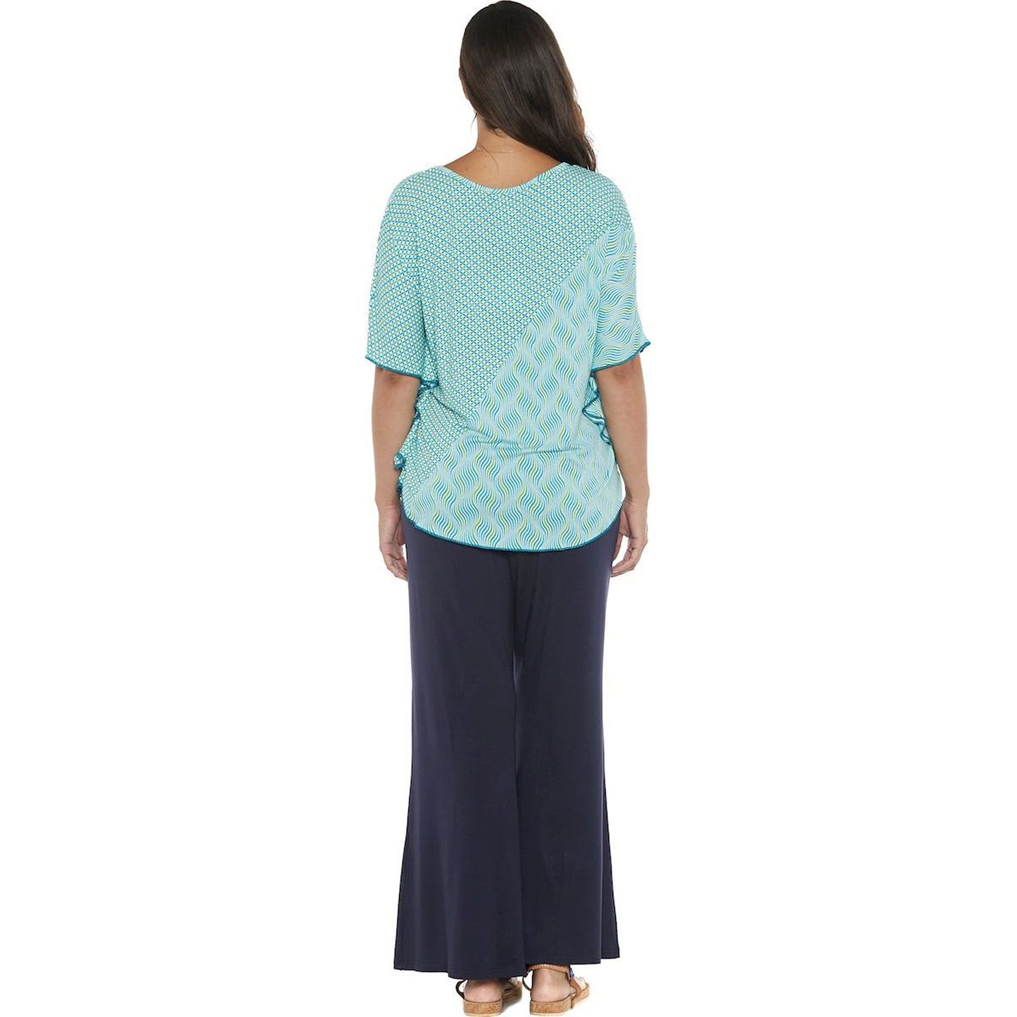 Pantaloni Hapy Baba HELICONIA SKY - BABA Design-Baba design-VIALESCARPE