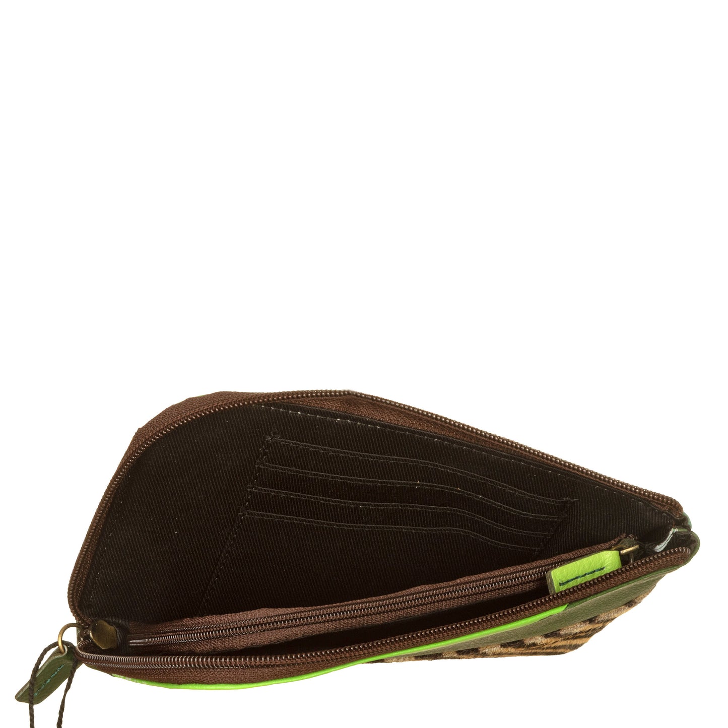 SORUKA Portafoglio EVELYN Verde e zebrato-SORUKA-VIALESCARPE