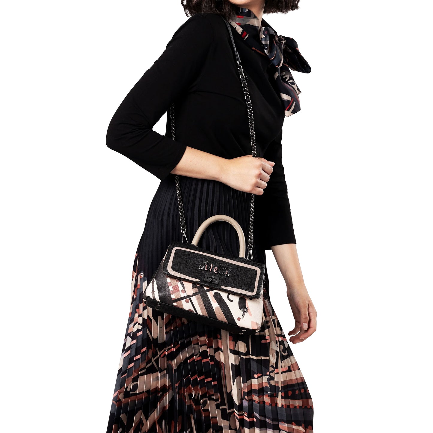ANEKKE - Borsa manico corto e tracolla Parisian