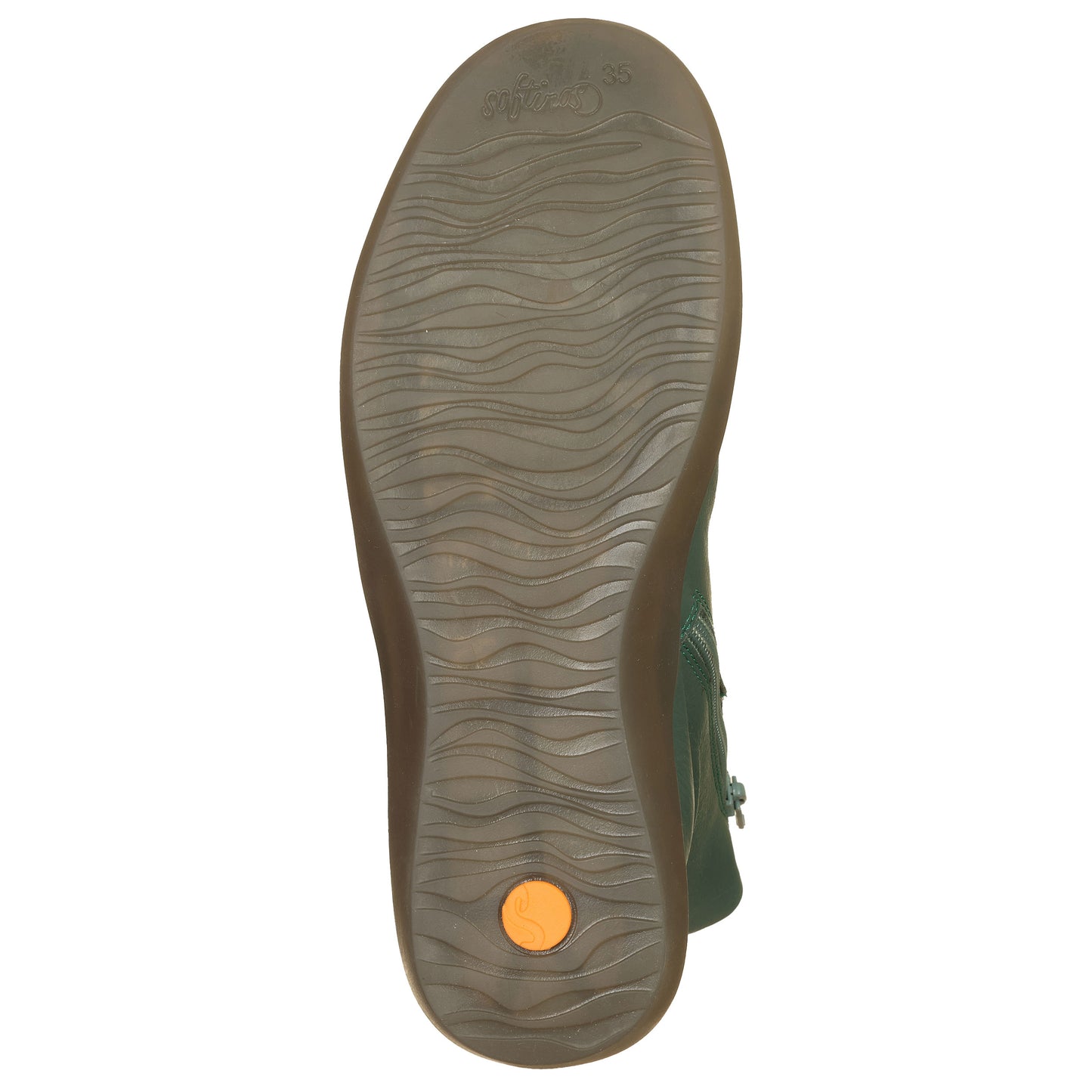 Stivaletti arricciati, fodera lana, con zip laterale-Softinos-VIALESCARPE