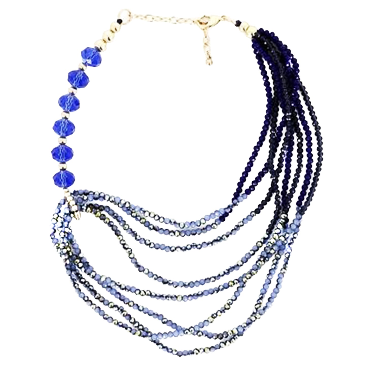 KARAKORUM - Collana WILLOW Blu-KARAKORUM-VIALESCARPE