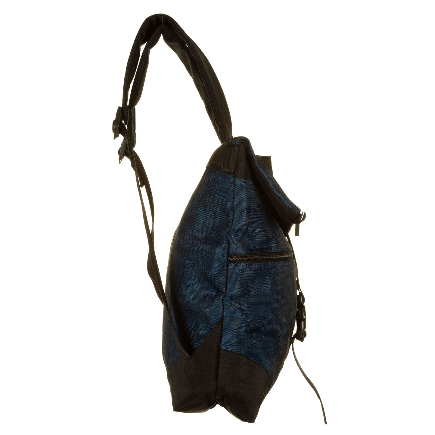Zaino rete unisex con gomma, blu