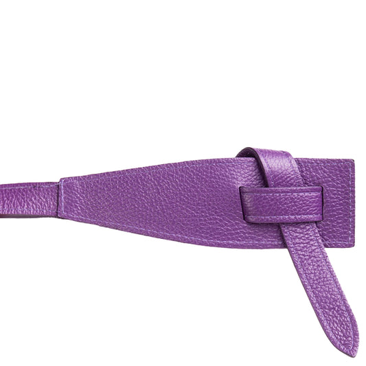 Cintura Pelle 2 Asole Ametista-GliARTiCOLiIL-VIALESCARPE