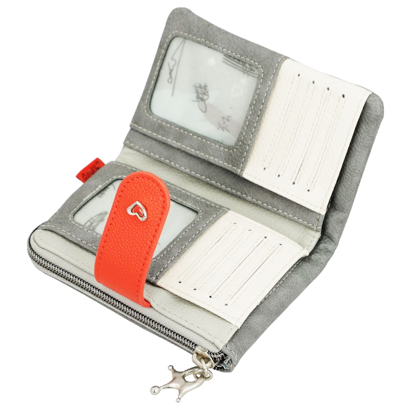 ANEKKE Portafoglio RFID flessibile medio Alma