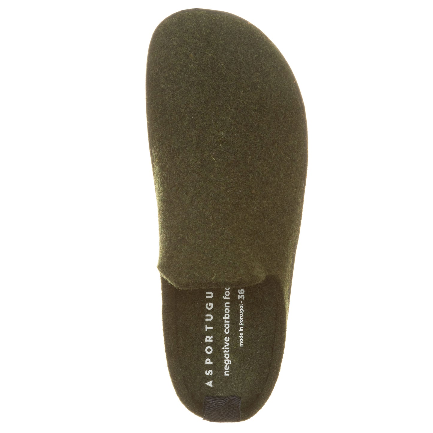 ASPORTUGUESAS Sabot feltro Verde Militare