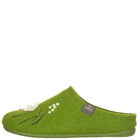 CONFORT - Ciabtte feltro con fiori-CALZAMUR-VIALESCARPE
