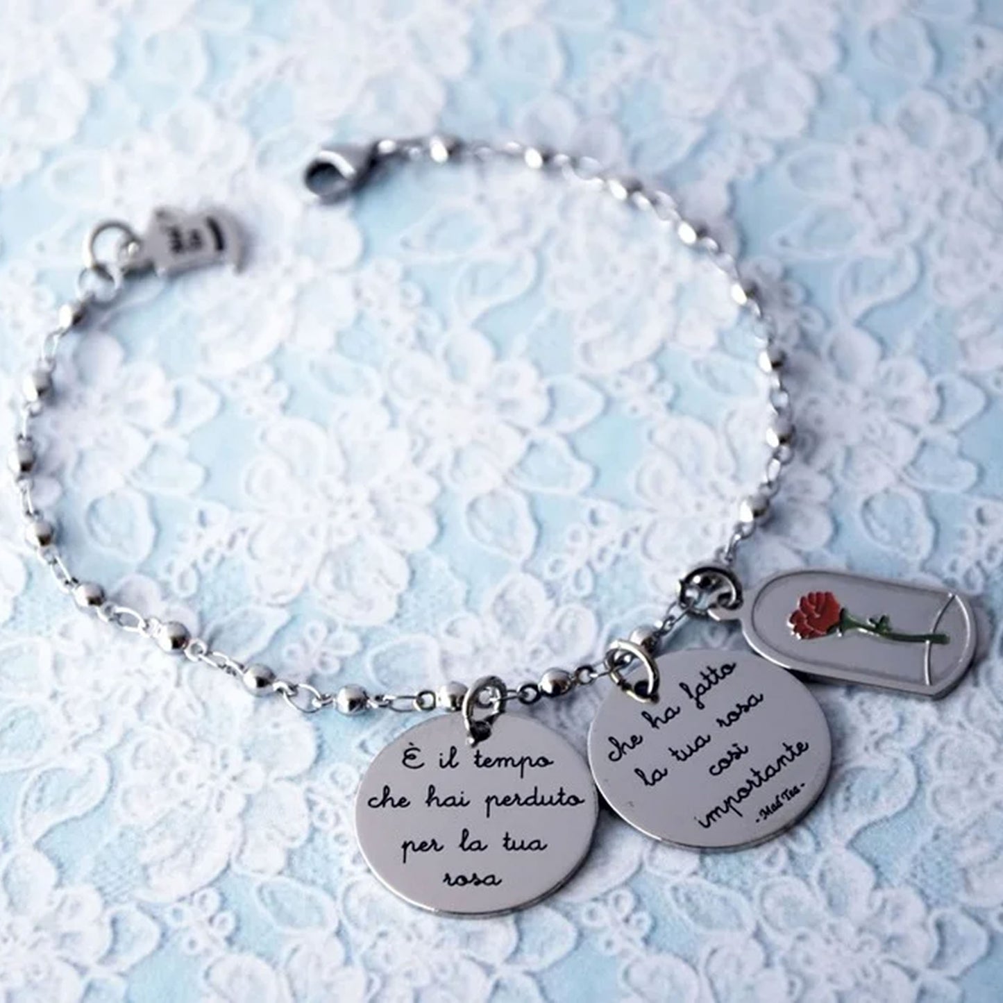 MAT TEA - Bracciale PICCOLO PRINCIPE - “Rosa del Piccolo Principe”-MAD TEA-VIALESCARPE