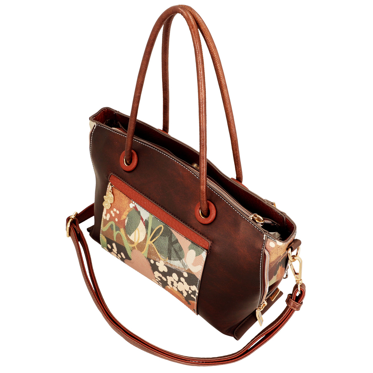 ANEKKE Borsa con manico corto e tracolla Tulip