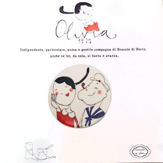 Spilla media Olivia e Popeye-MANITAS DE PLATA-VIALESCARPE