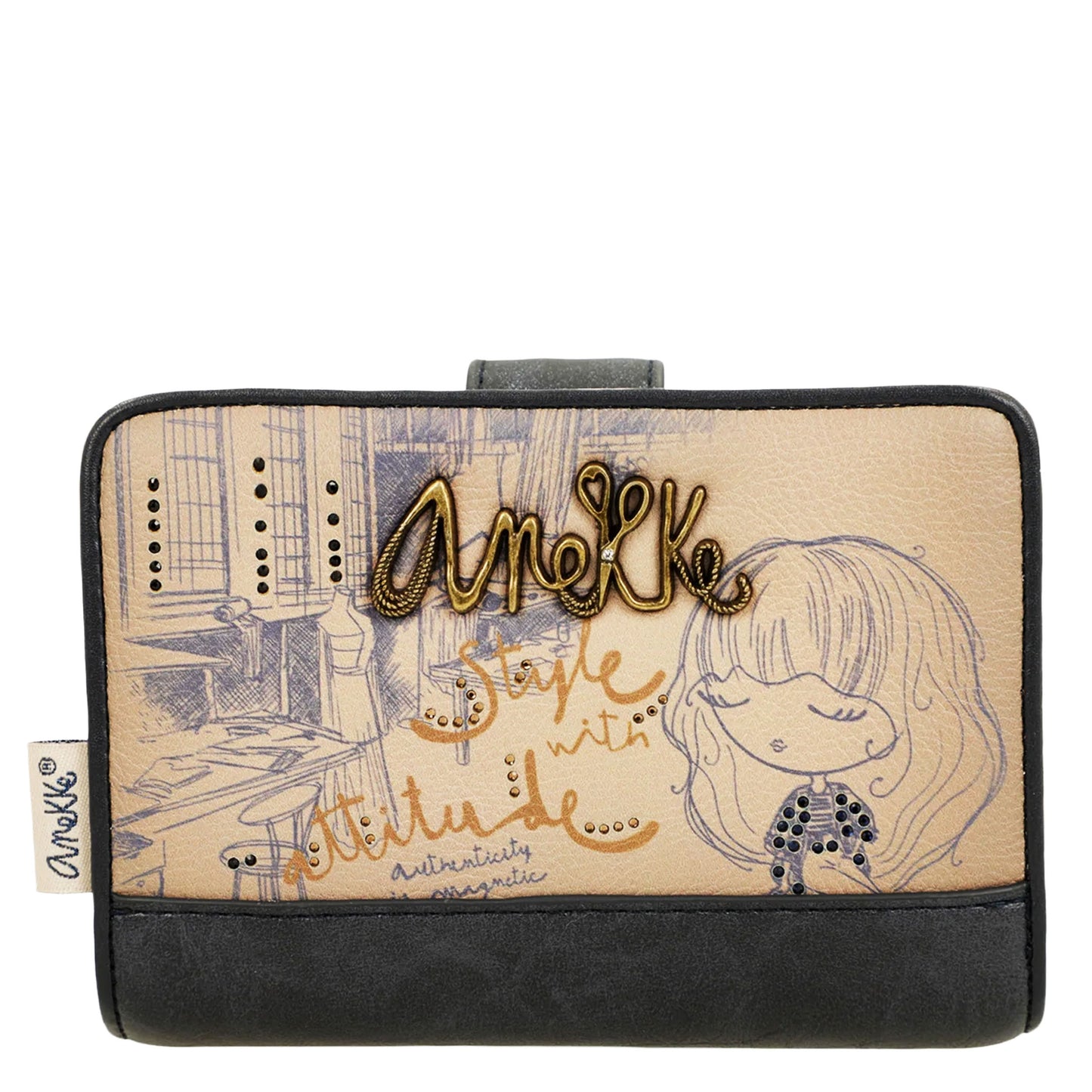 ANEKKE - Portafogli medio RFID Studio