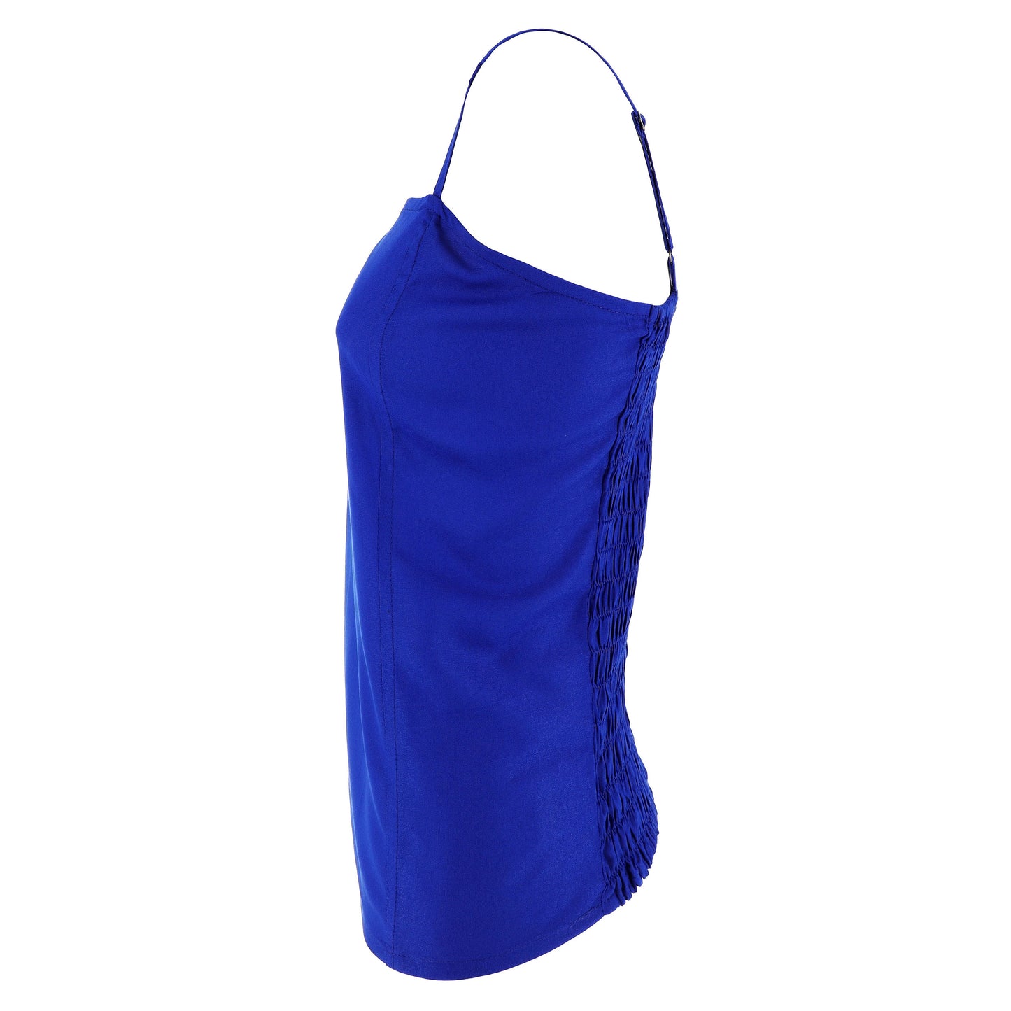 Top Donna KARAKORUM Artemis Blu Elettrico in Cotone con Spalline Regolabili
