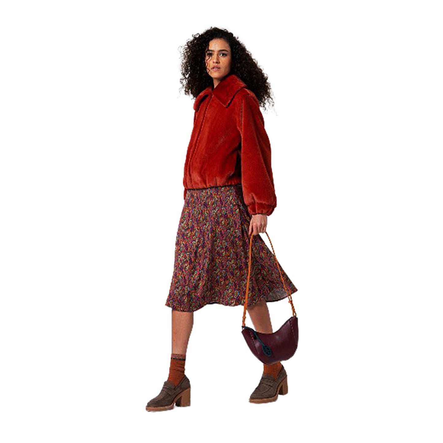 SURKANA - Cardigan corto e aderente con trecce-SURKANA-VIALESCARPE