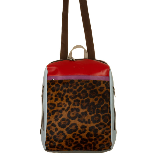 SORUKA Zaino CHIARA Maculato, Rosso, Azzurro, multi-SORUKA-VIALESCARPE