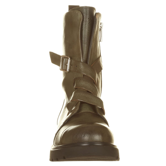 Anfibi con fibbie-VIALESCARPE-VIALESCARPE