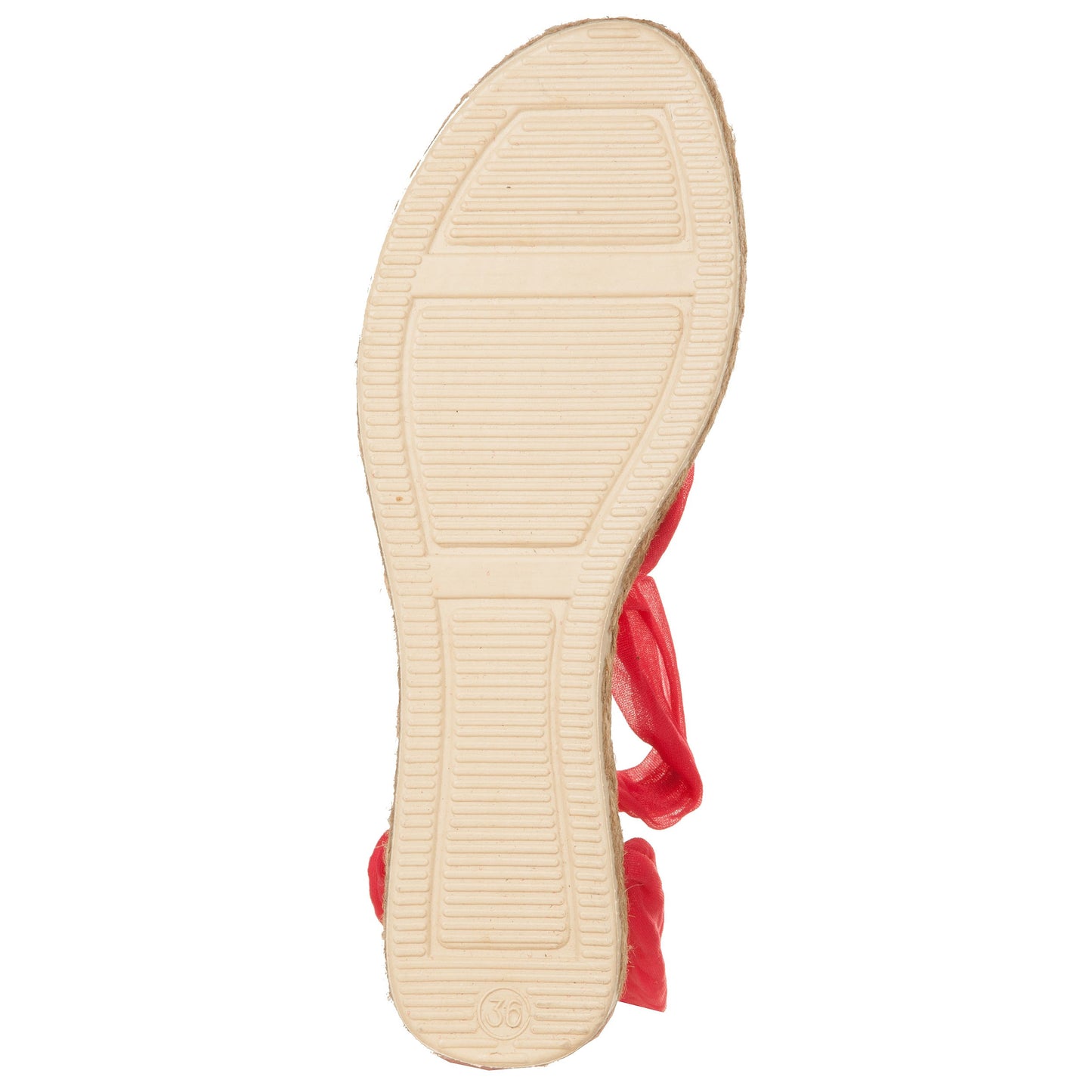 Espadrilles Silvia Lace Rosso-VIALESCARPE-VIALESCARPE