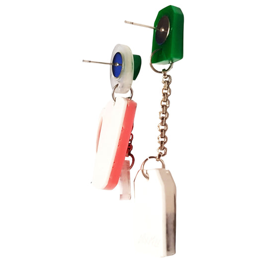 Orecchini pendenti Mug e bustina-ARKYFLY-VIALESCARPE