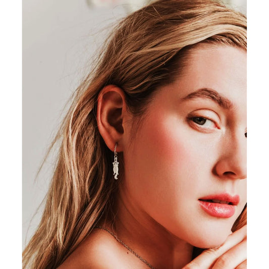 MAD TEA - Orecchini Gatto di Alice “We are all mad here”-MAD TEA-VIALESCARPE