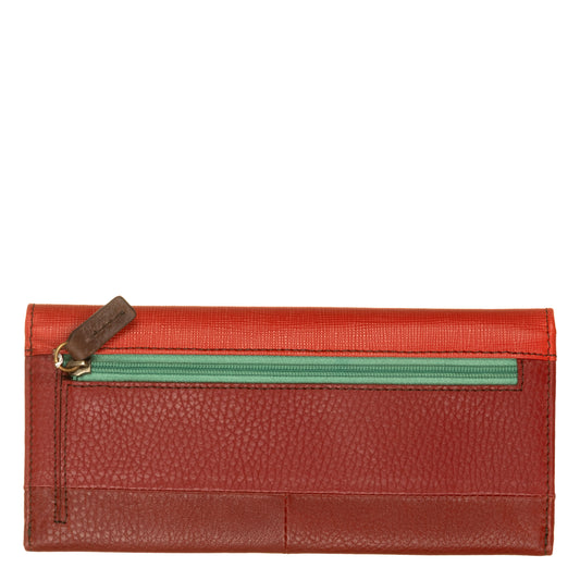 SORUKA Portafogli CELIA pelo-stamp230118 Leo, Rosso, Bordò, multi-SORUKA-VIALESCARPE