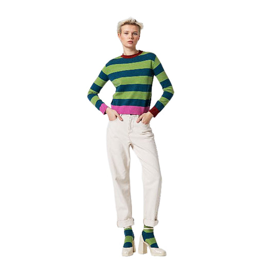 SURKANA - Maglia girocollo a righe-SURKANA-VIALESCARPE