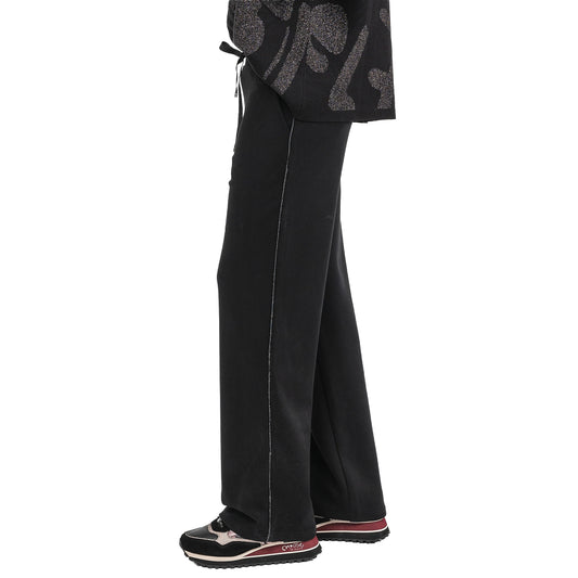 ANEKKE - Pantalone largo casual nero