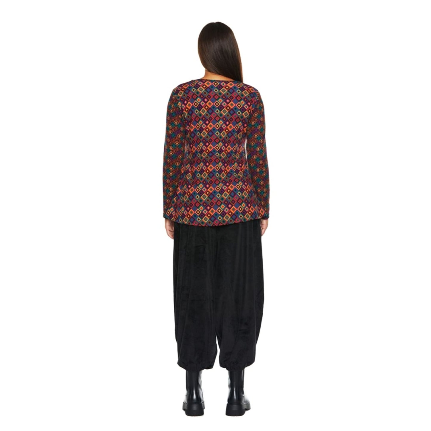 BABA Design Maglia Happy Baba HELSINKY SQUARE Verde-Baba design-VIALESCARPE