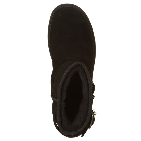 Colors of Califonia - Stivaletti scamosciati, fodera lana, con fibbie-Colors of California-VIALESCARPE