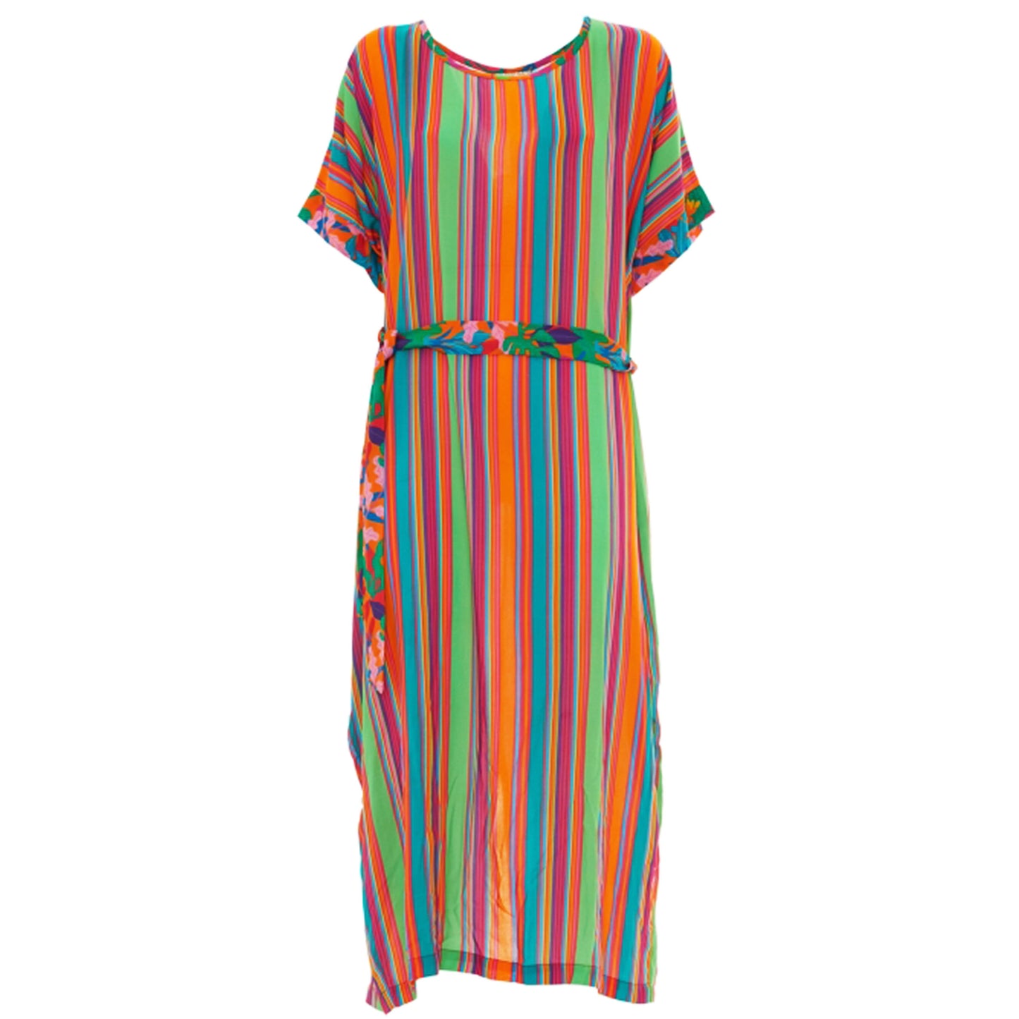 Vestito midi HAPPY BABA Underwater Stripes