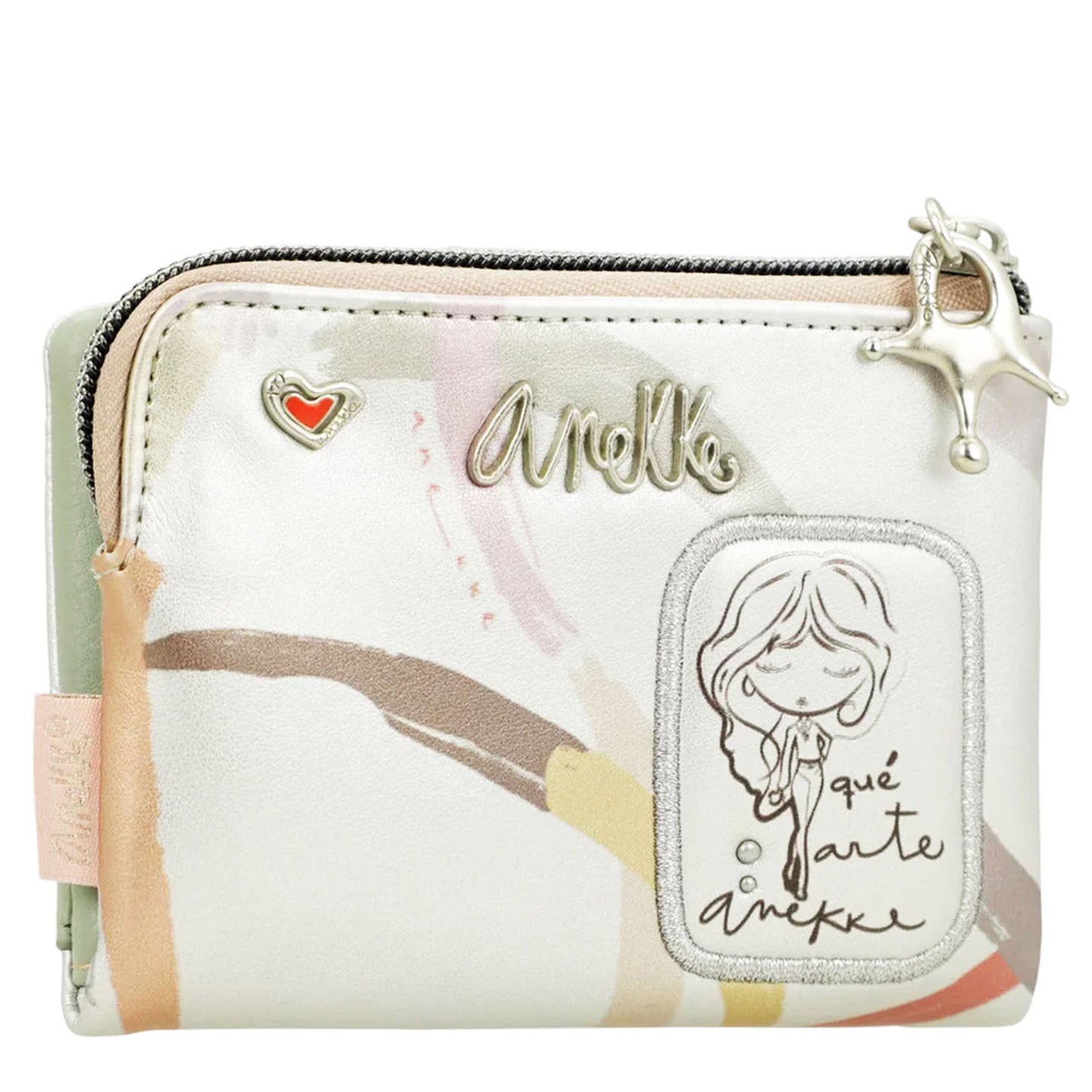 ANEKKE Piccolo portafoglio RFID flessibile Alma