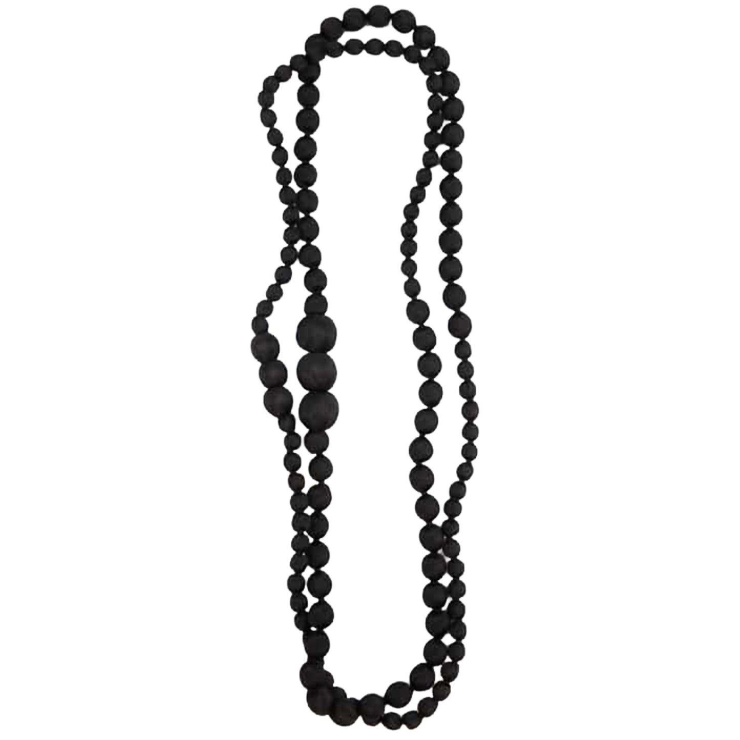 LOOM - Collana Seta Dung Nero-LOOM-VIALESCARPE
