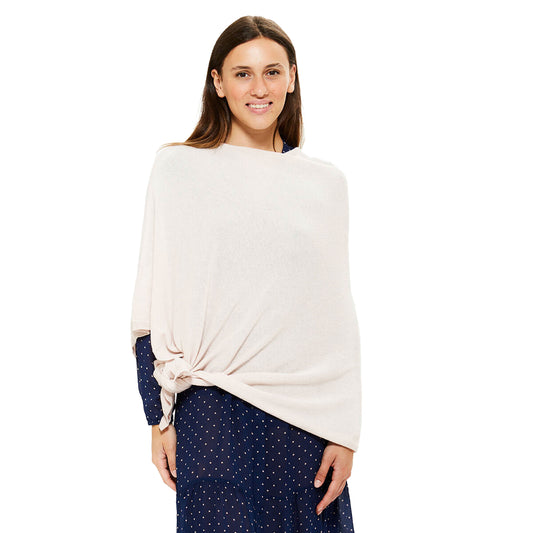 Il Ponchetto Lana Merino Extrafine e Cashmere Cipria-IL PONCHETTO-VIALESCARPE