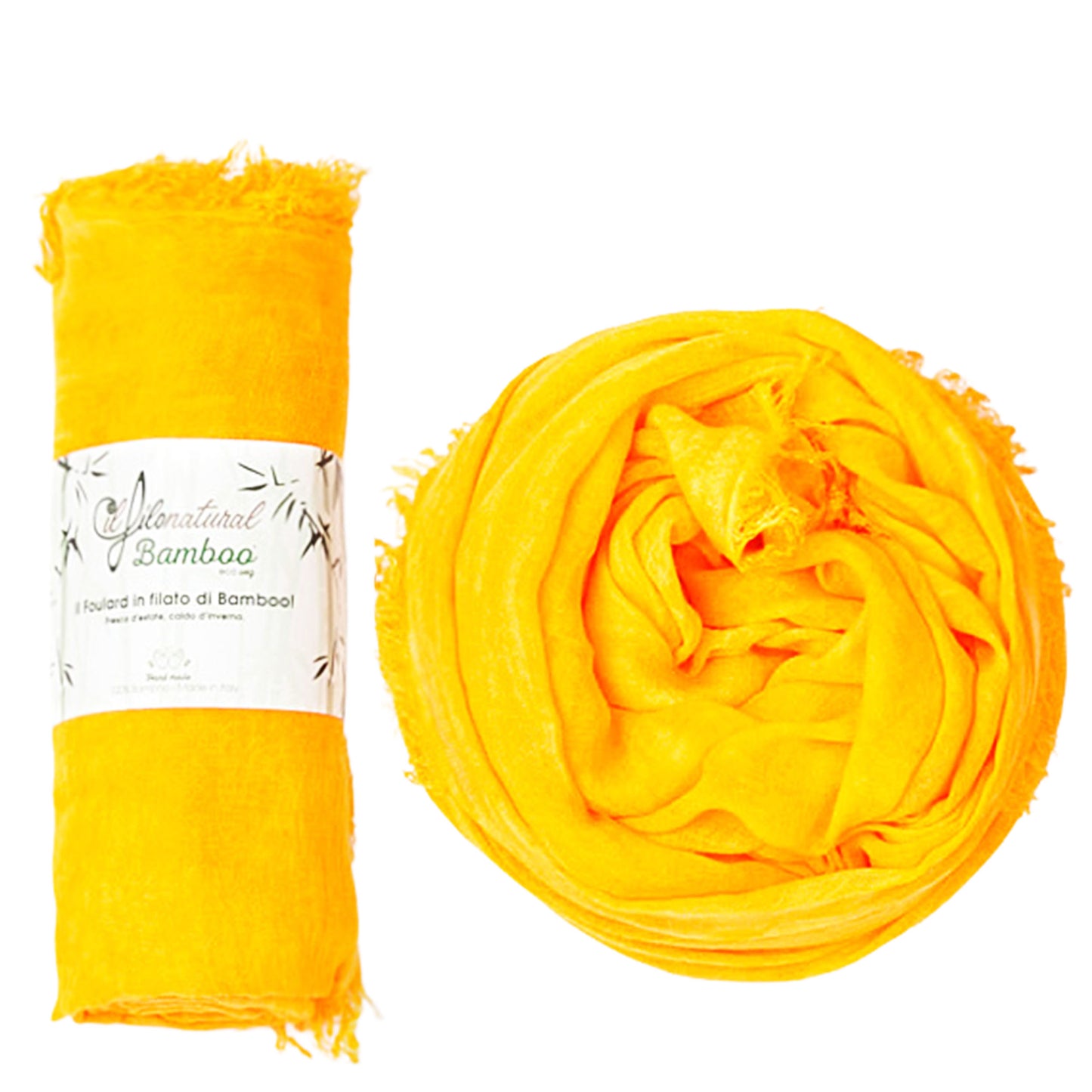 Il Foulard in Filato di Bamboo EcoVeg Tinto a Freddo-IL PONCHETTO-VIALESCARPE