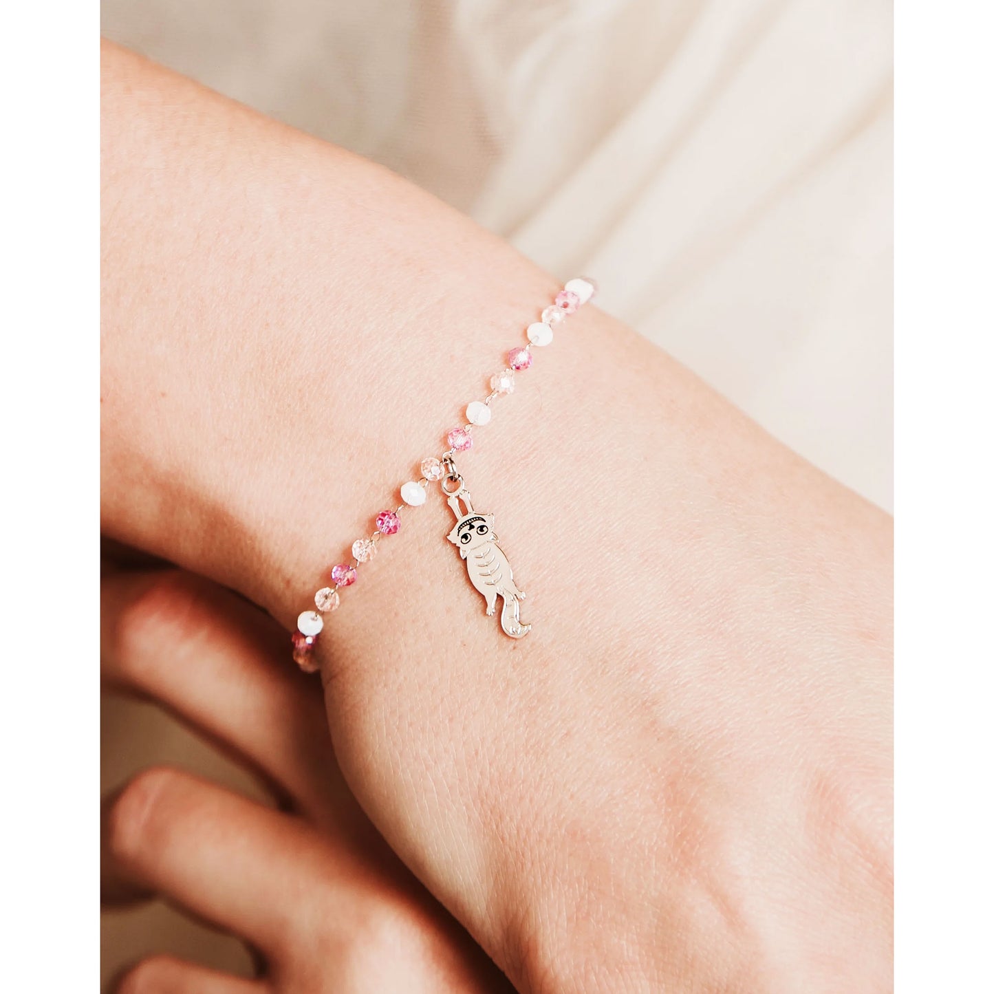 MAD TEA - Bracciale cristalli “Gatto di Alice”