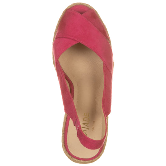 Campesine scamosciato fuxia-VIALESCARPE-VIALESCARPE